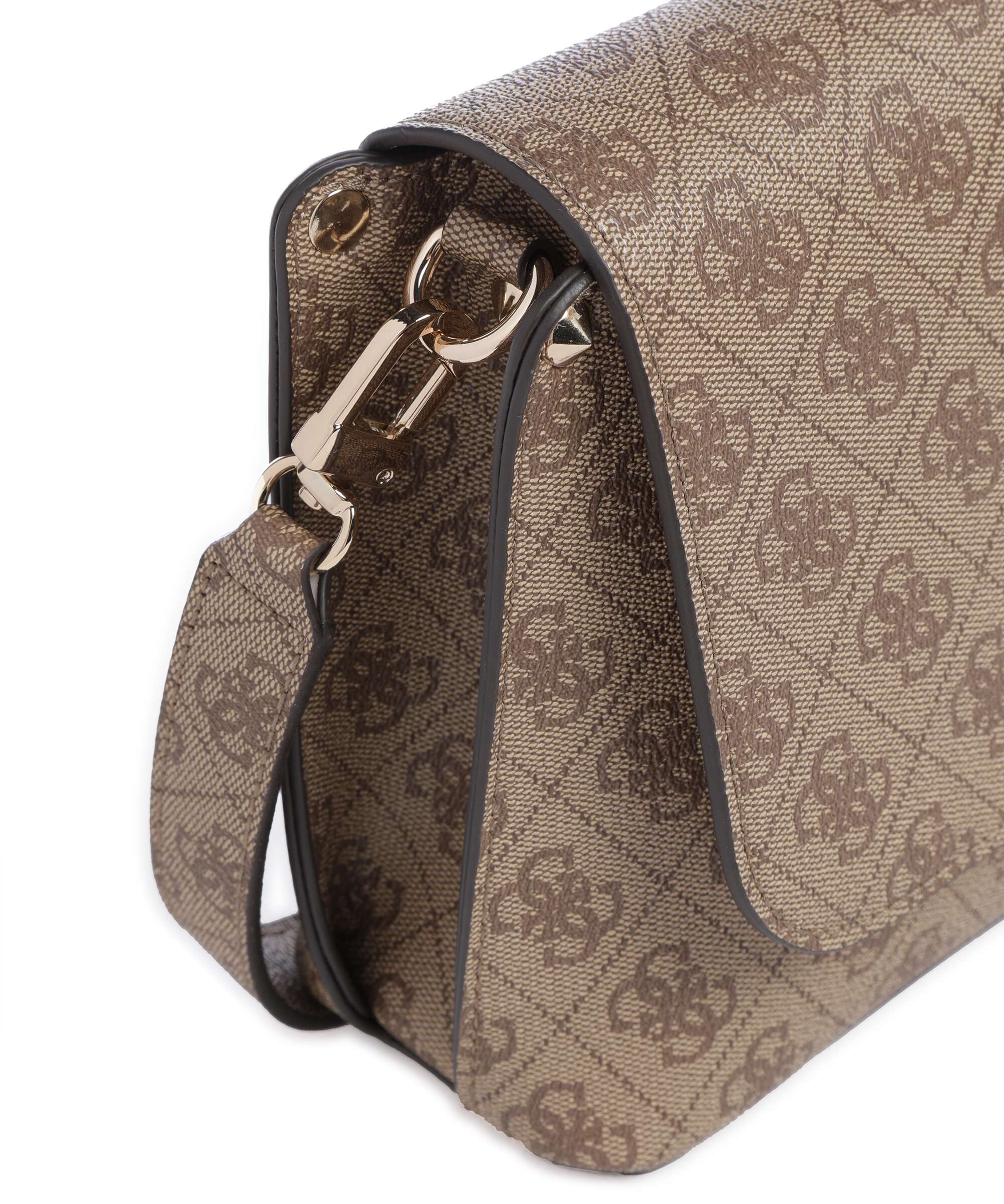 Guess Meridian Crossbody bag latte logo