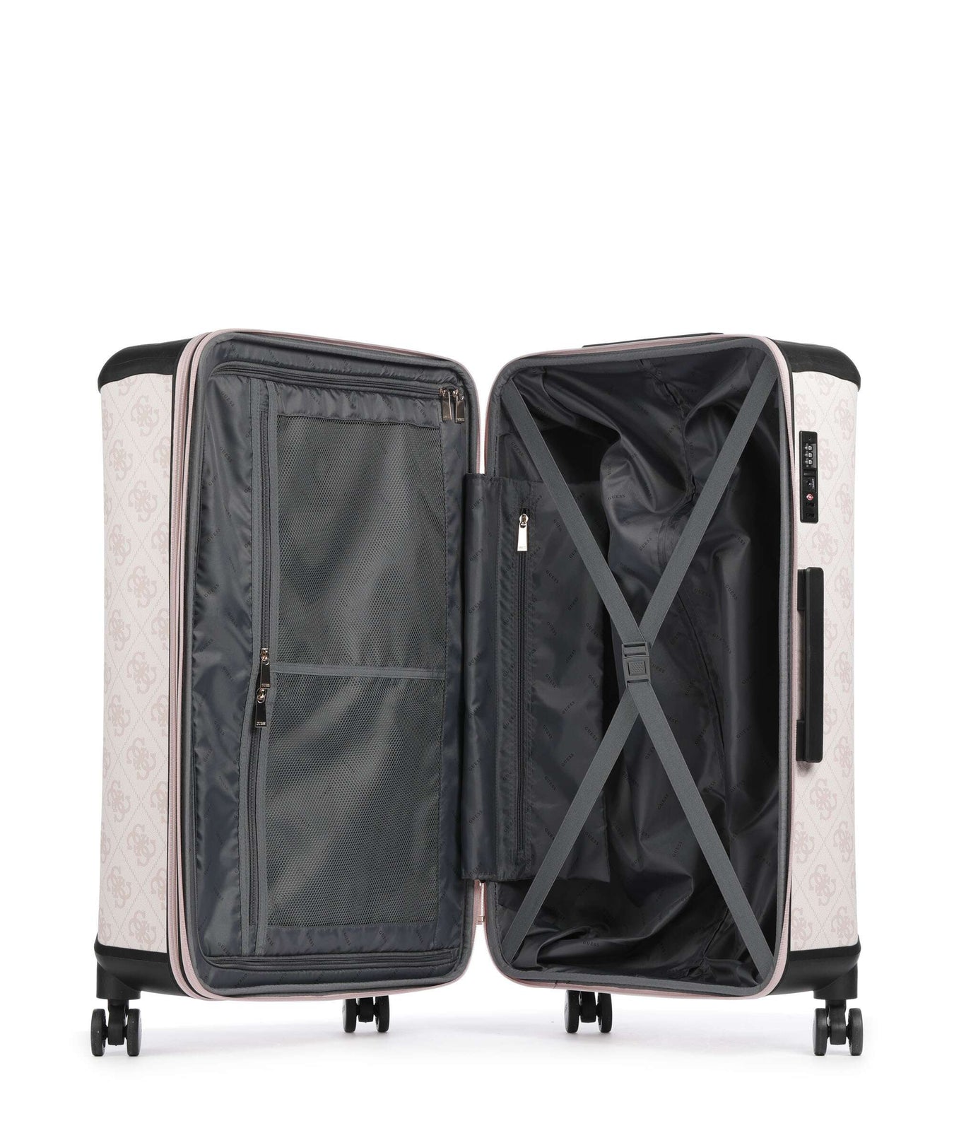 Guess Berta 4G Logo Spinner (4 wheels) rose water logo