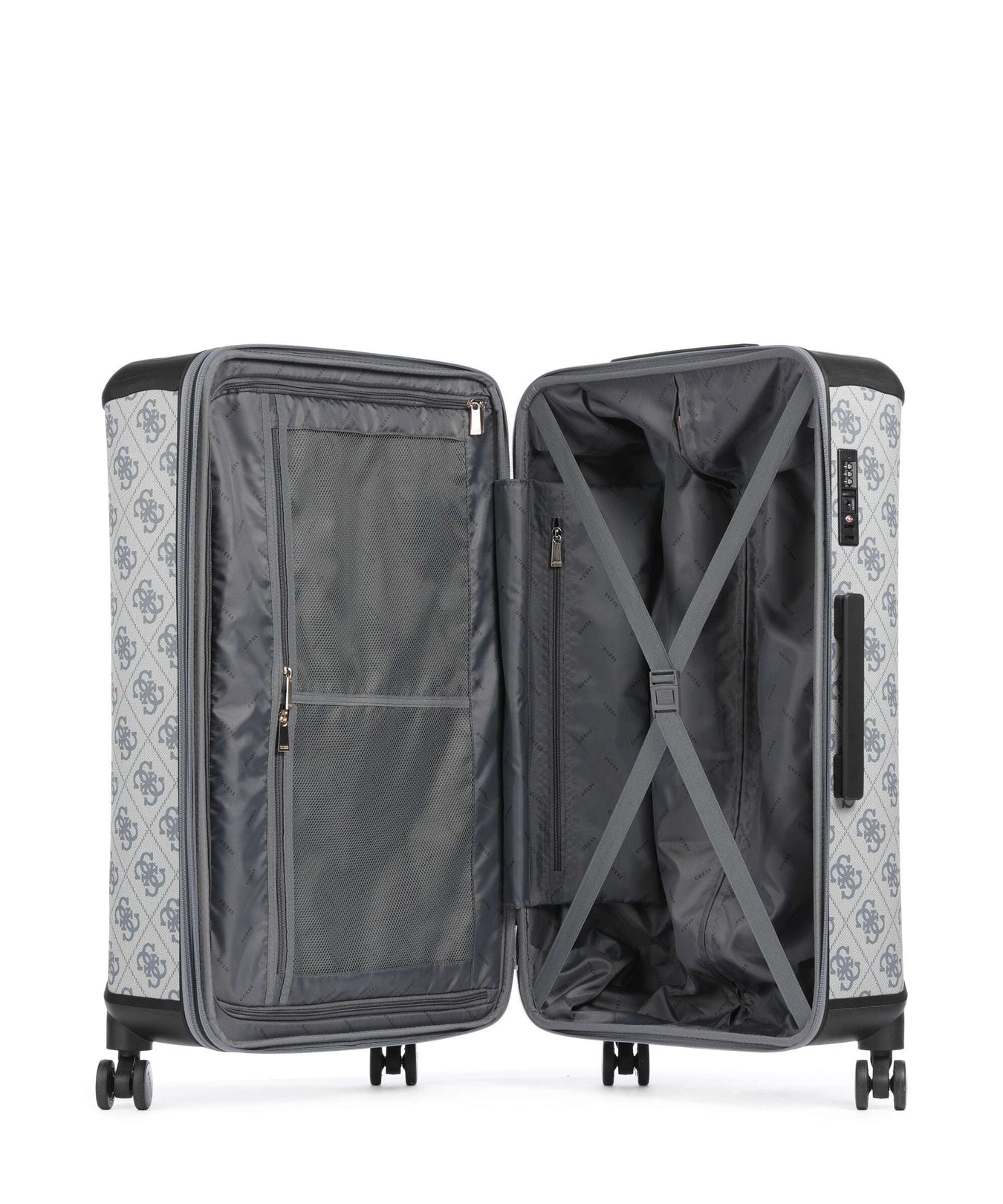 Guess Berta 4G Logo Spinner (4 wheels) slate grey