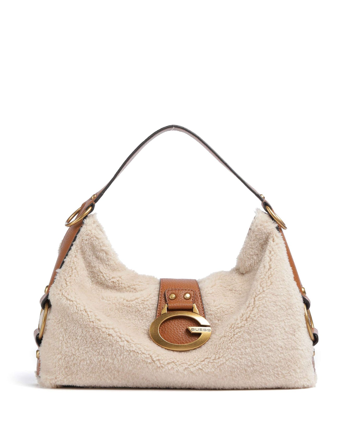 Guess Camden Hobo bag natural/cognac
