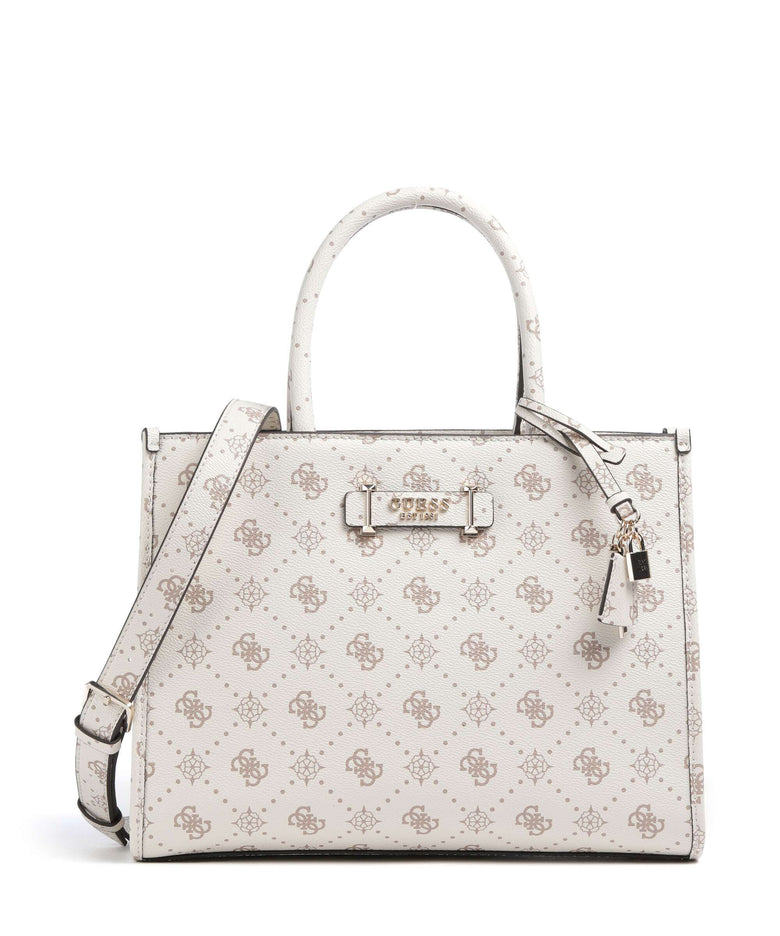 Guess Silia Handbag vanilla logo