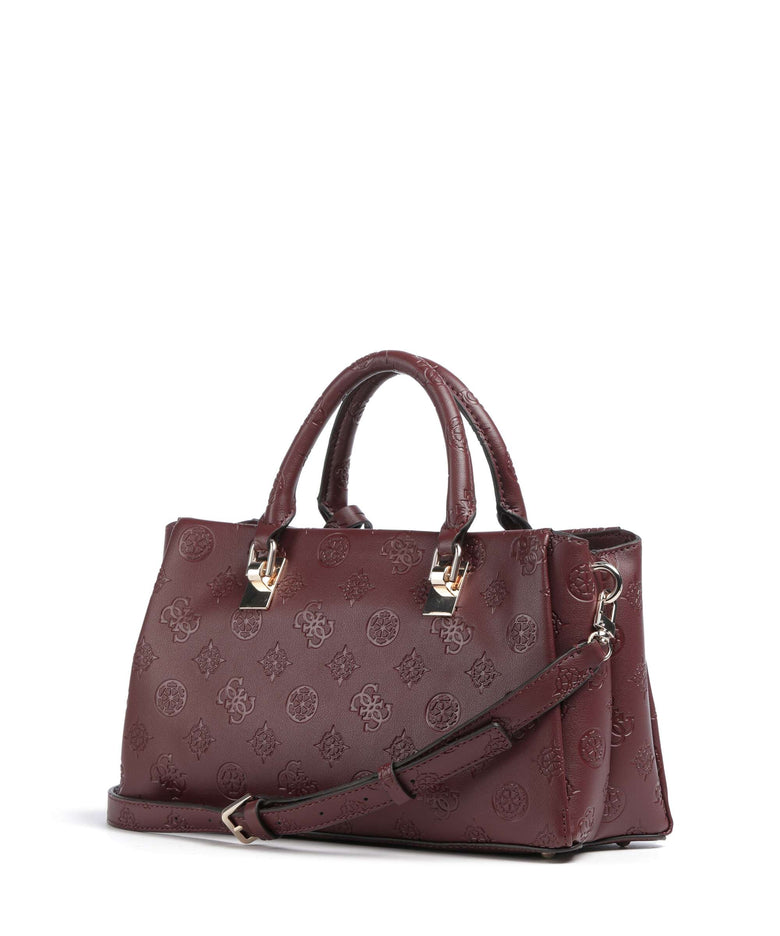 Guess Tisha Handbag wine logo