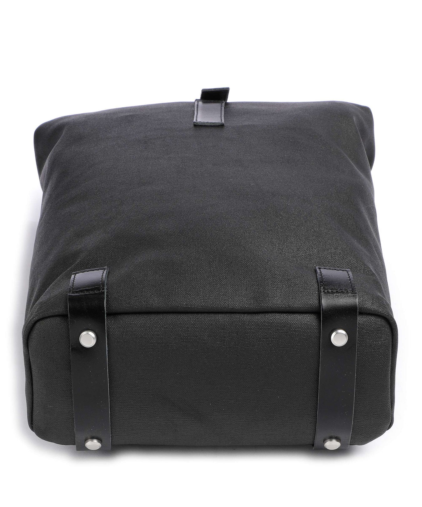 Brooks England Pickwick Cotton Canvas Small Rolltop backpack black