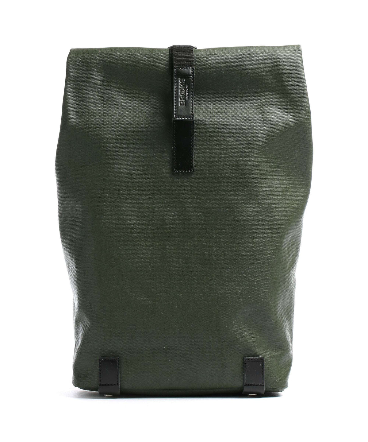 Brooks England Pickwick Cotton Canvas Small Rolltop backpack forest