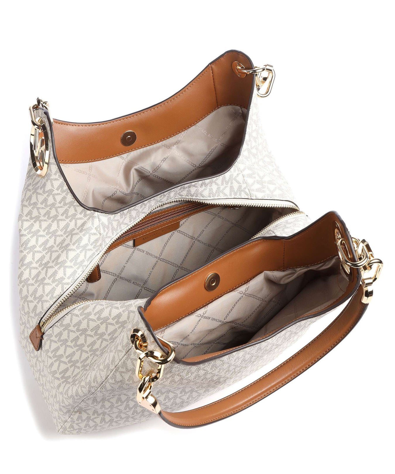 Michael Kors Lillie Hobo bag vanilla/acorn