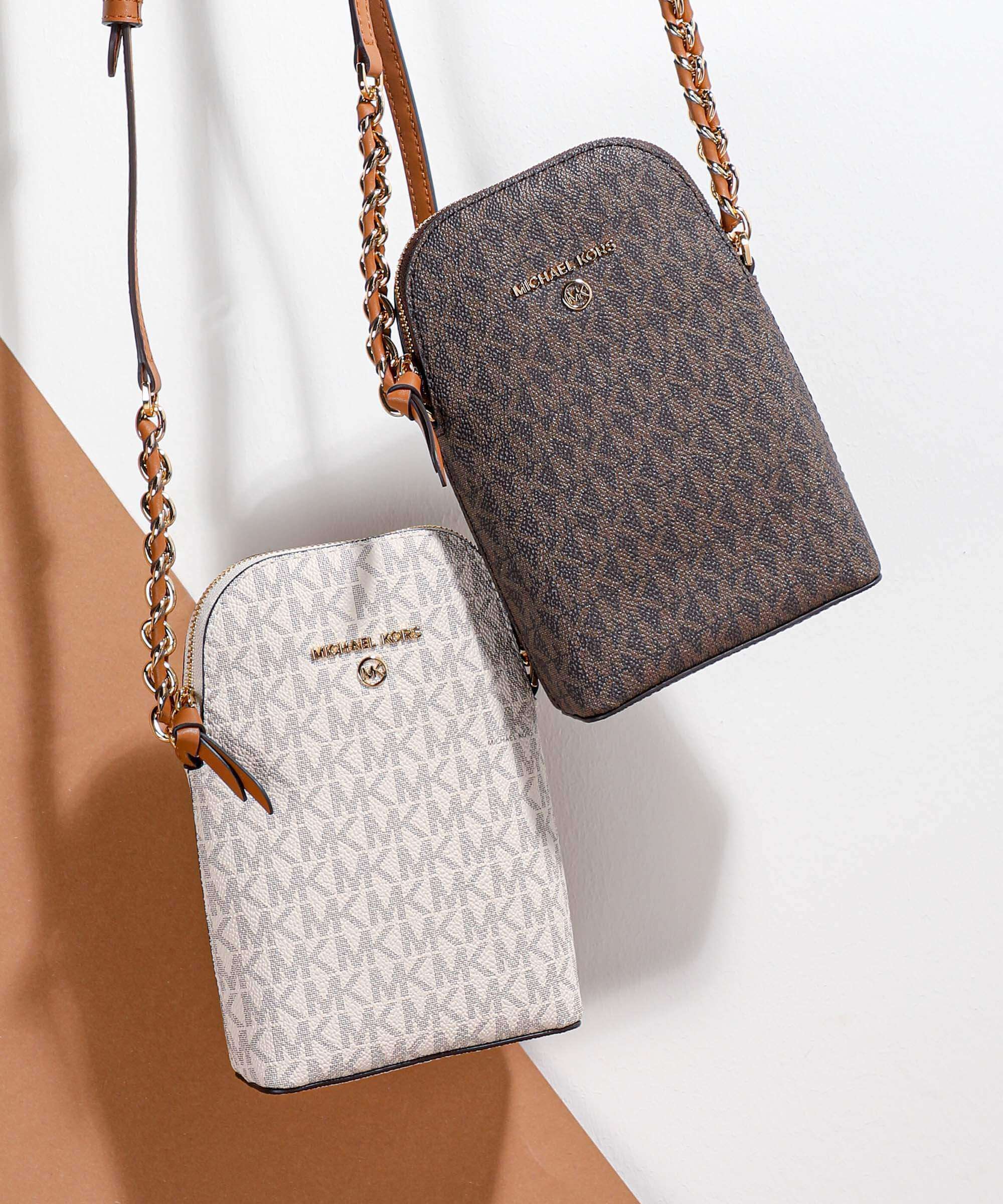 Michael Kors Jet Set Charm Phone bag brown/acorn