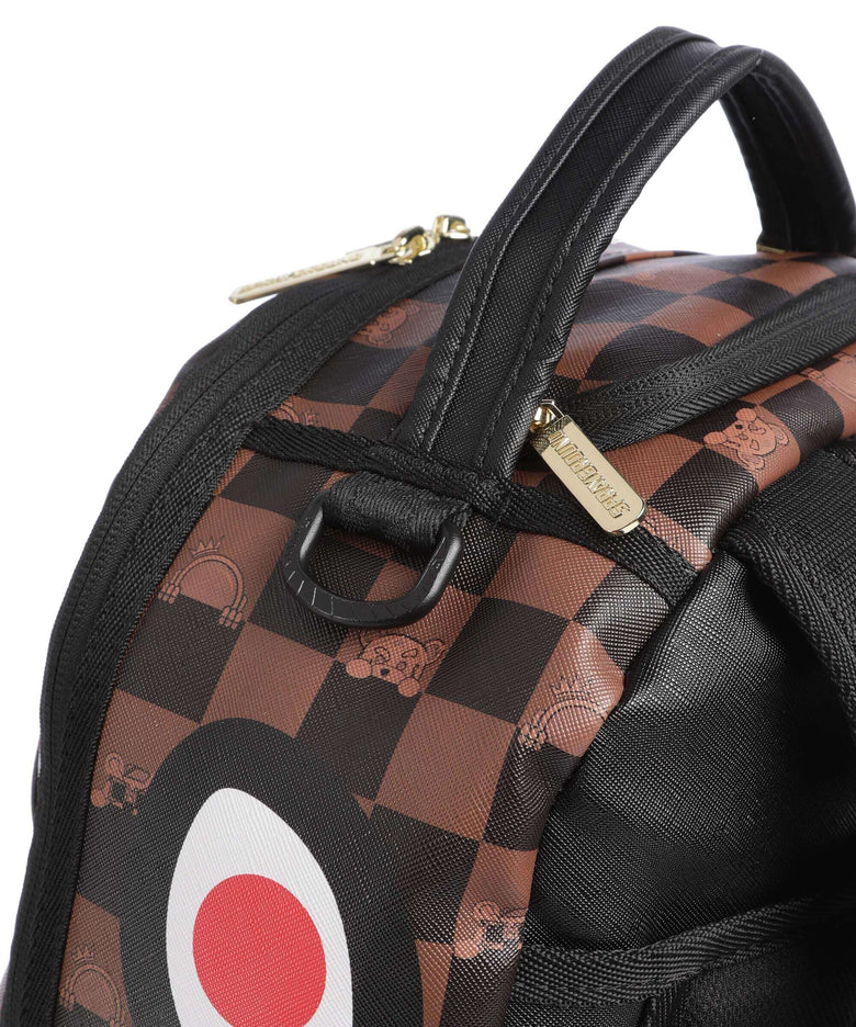Sprayground Peeking Character Check Backpack multicolour