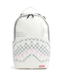 Sprayground Cream Check Shark Central Rugzak multicolour