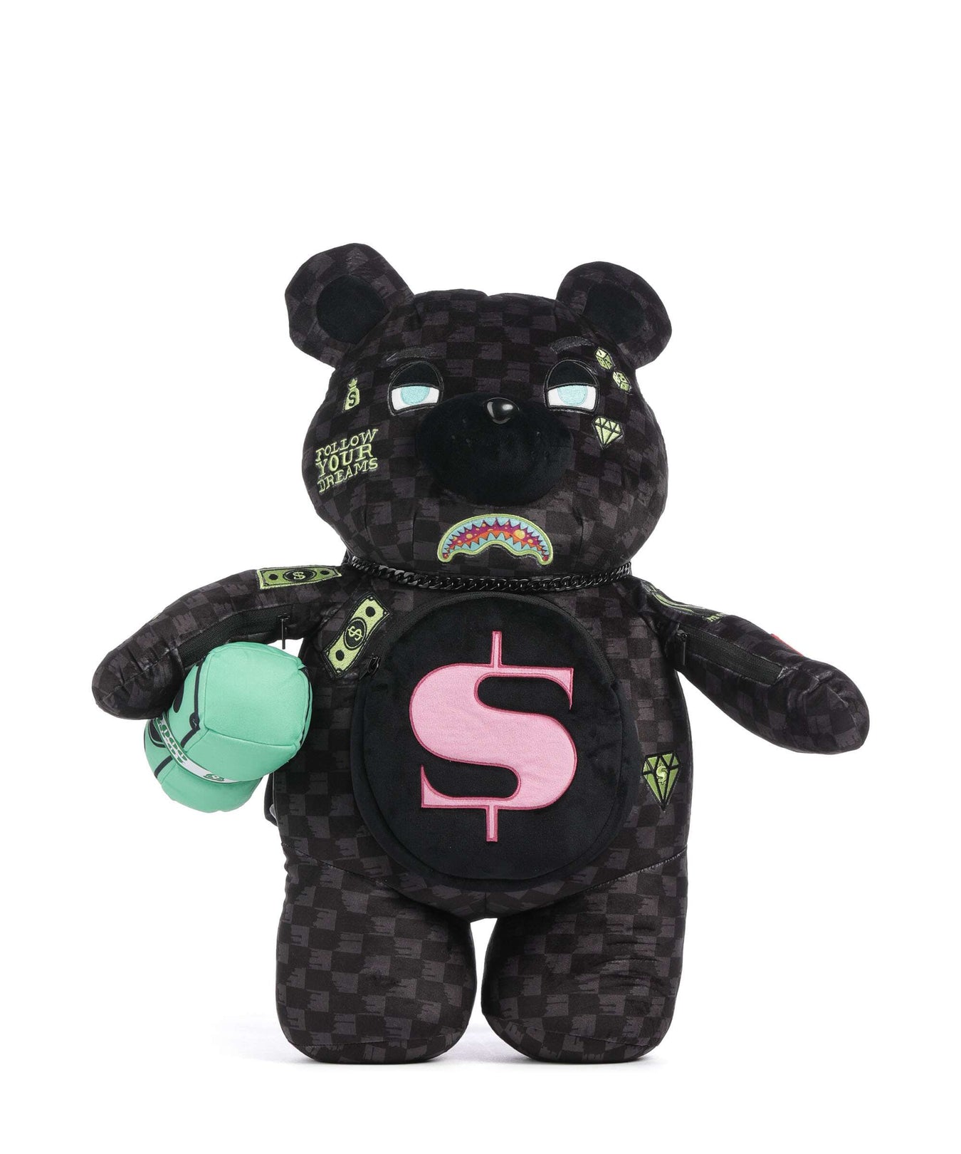 Sprayground Slime Takeover Teddy Bear Backpack multicolour