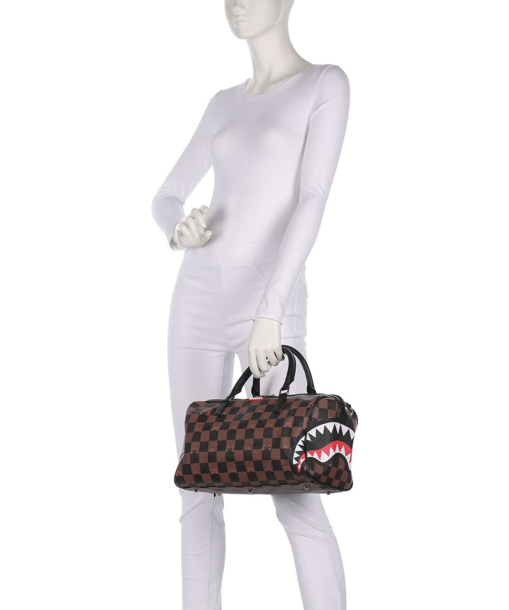 Sprayground Peeking Character Check Handbag multicolour