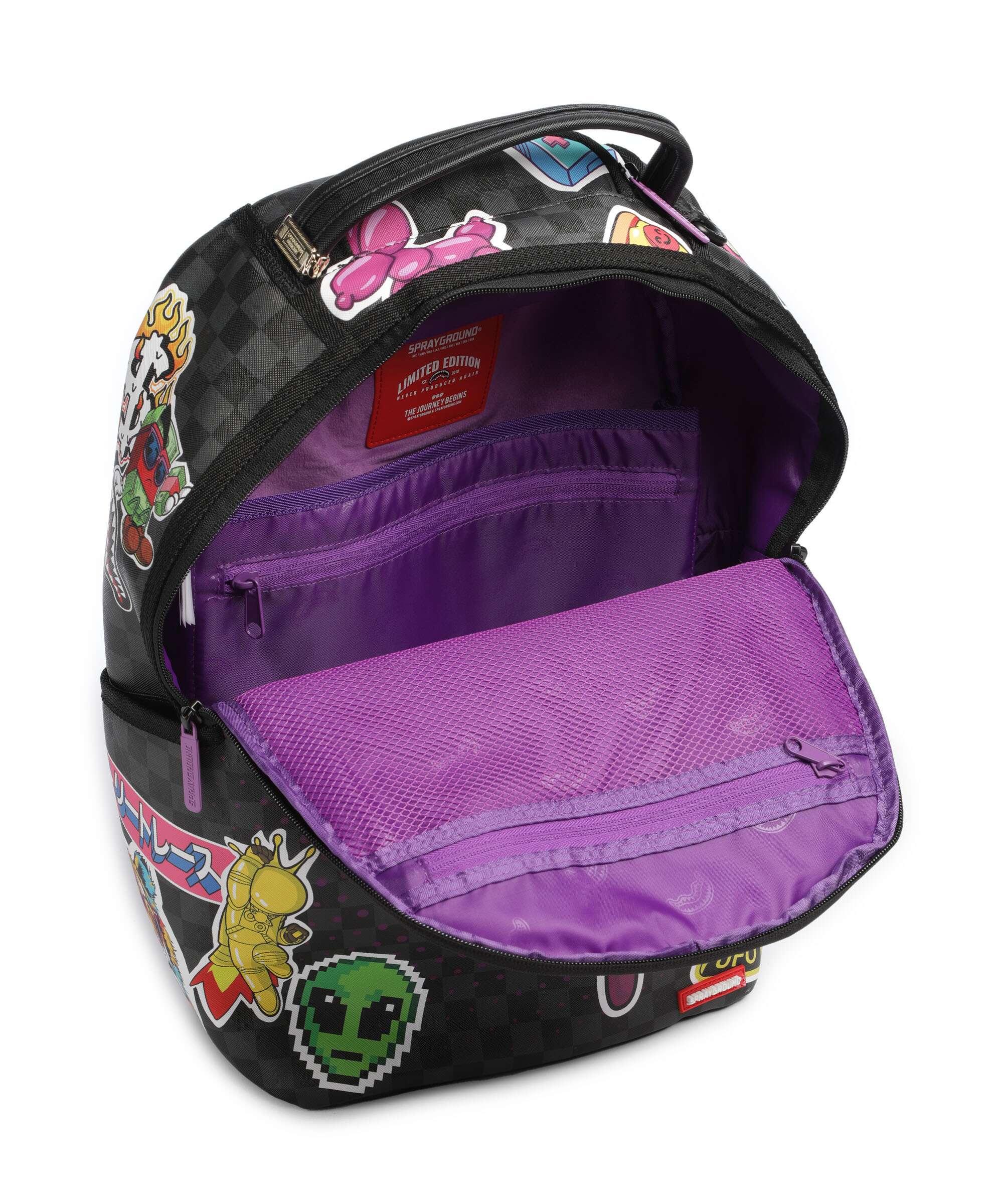 Sprayground Lips Smack Down Backpack multicolour