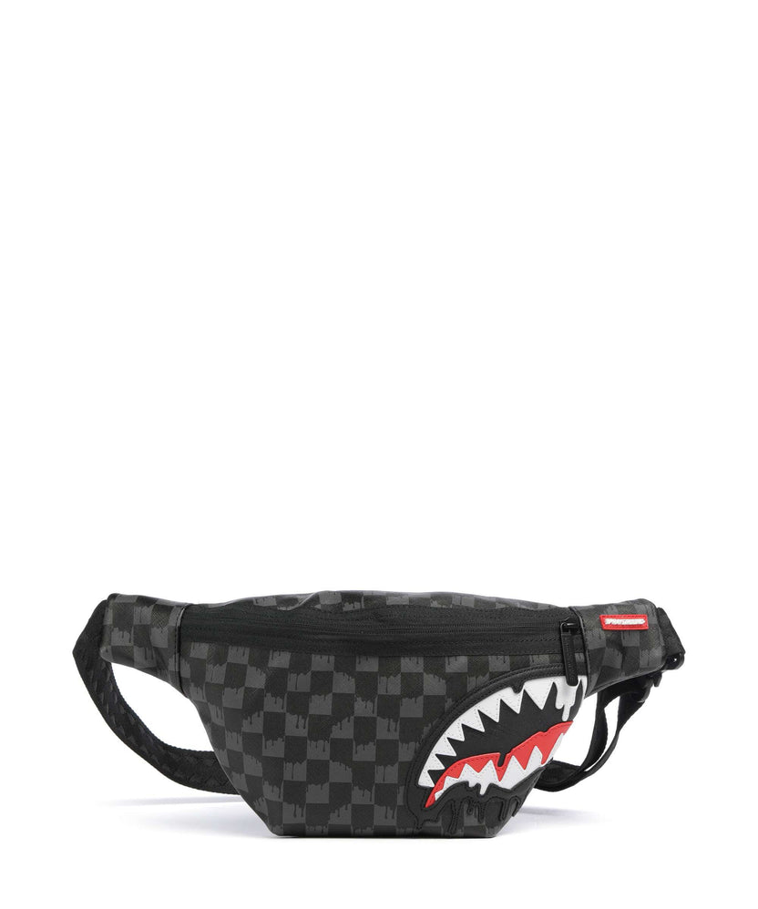 Sprayground Dripping Sharks in Paris Fanny pack black