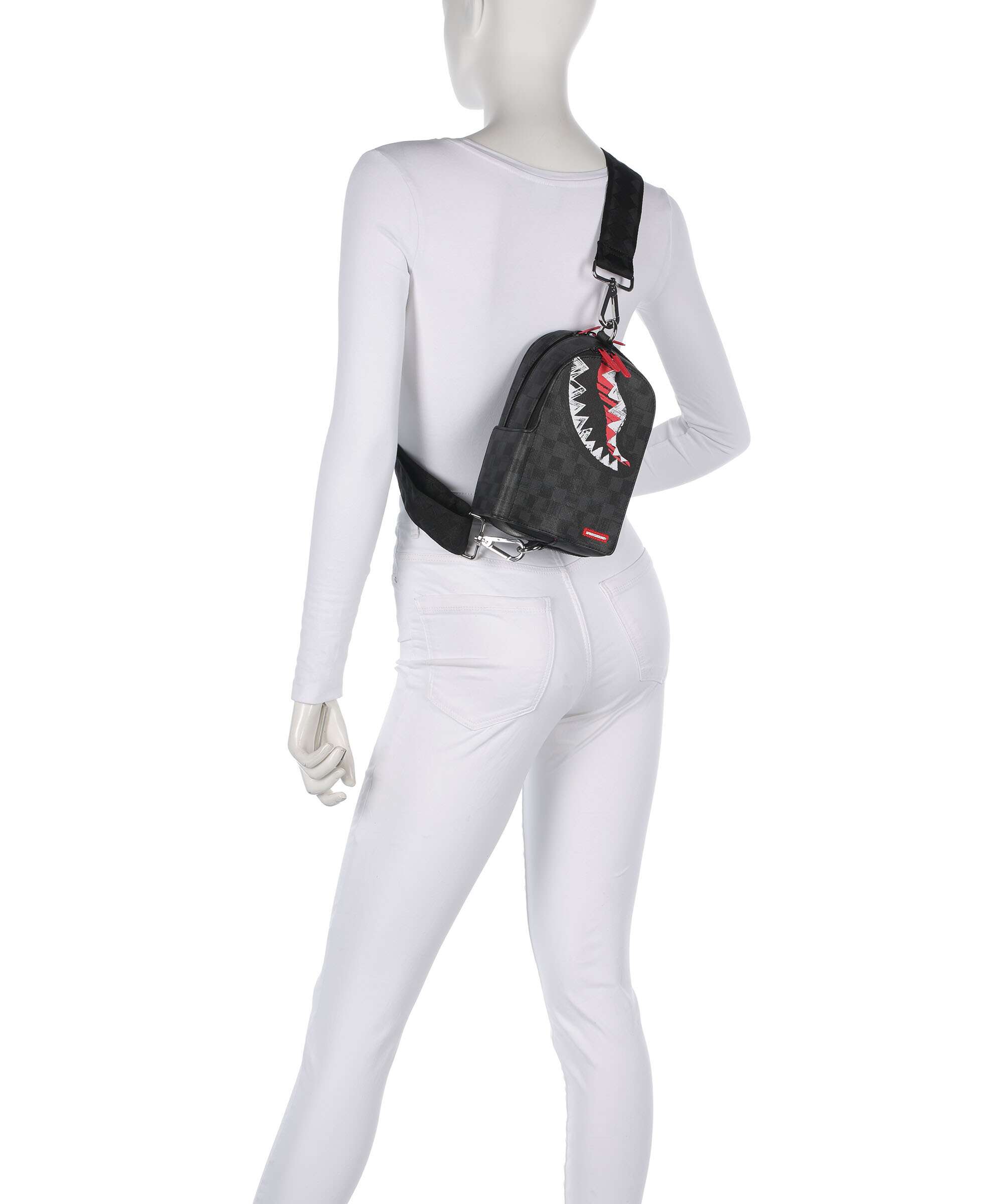 Sprayground Scribble Shark Sling rugzak plastic multicolour