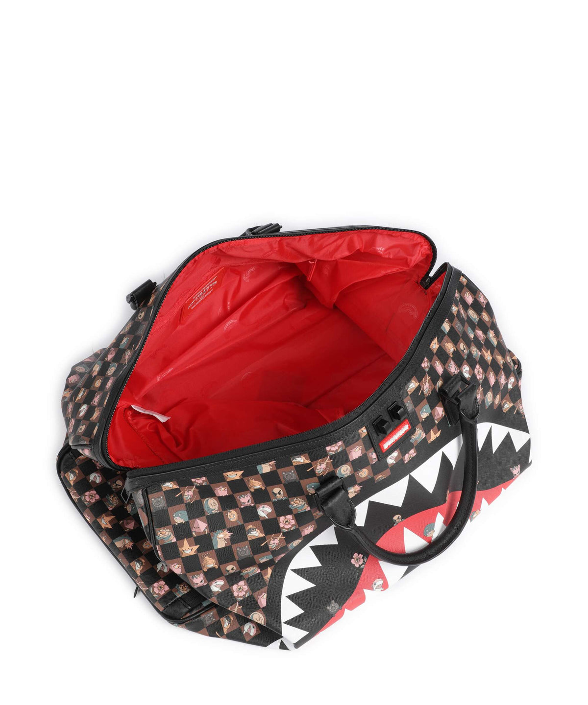 Sprayground Peeking Characters Remix Weekend bag brown