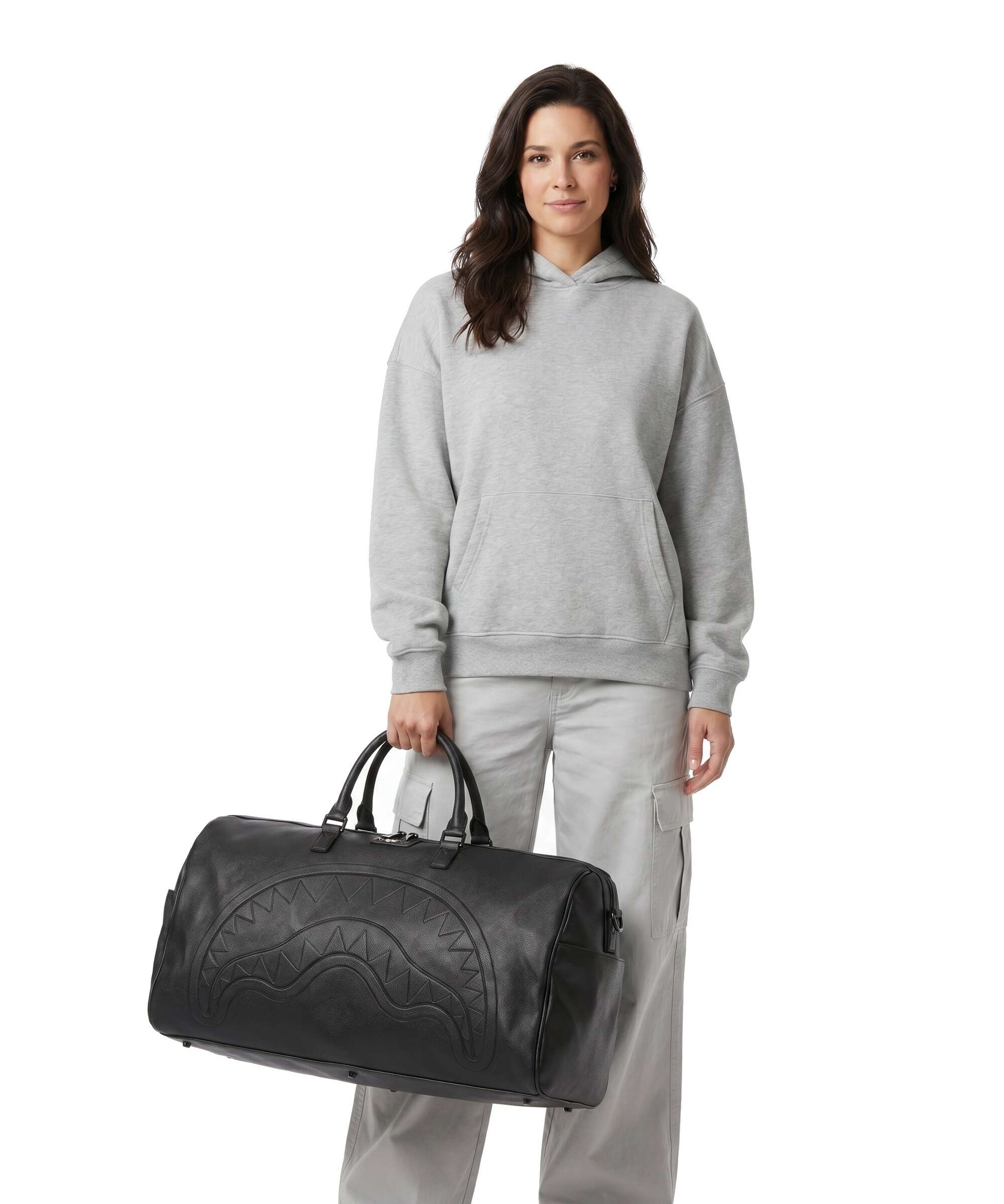 Sprayground Gold Brick Luxe Weekend bag black