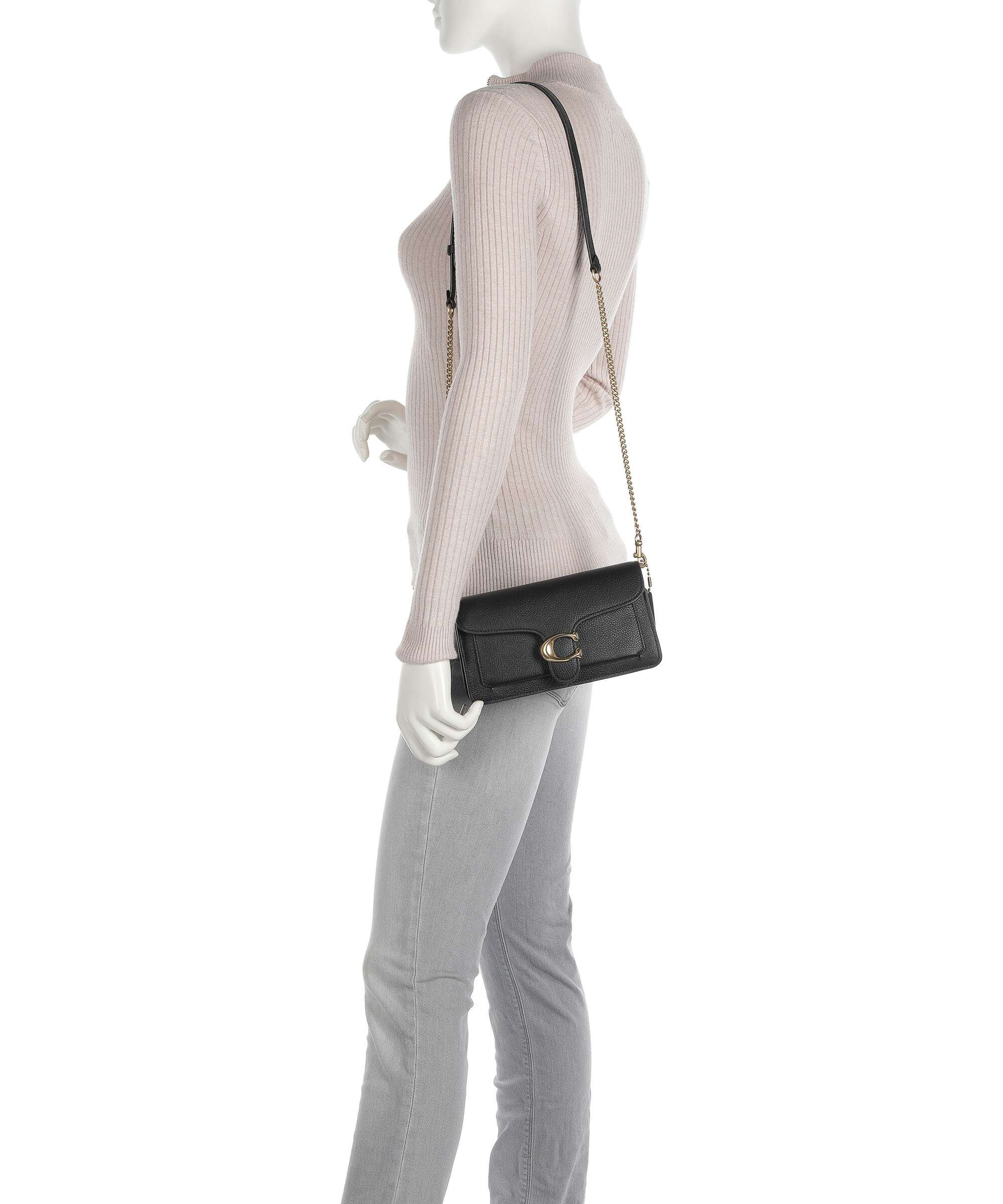 Coach Tabby Chain Crossbody bag black