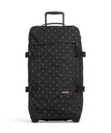 Eastpak Tranverz M Reistas met wielen dots black/silver