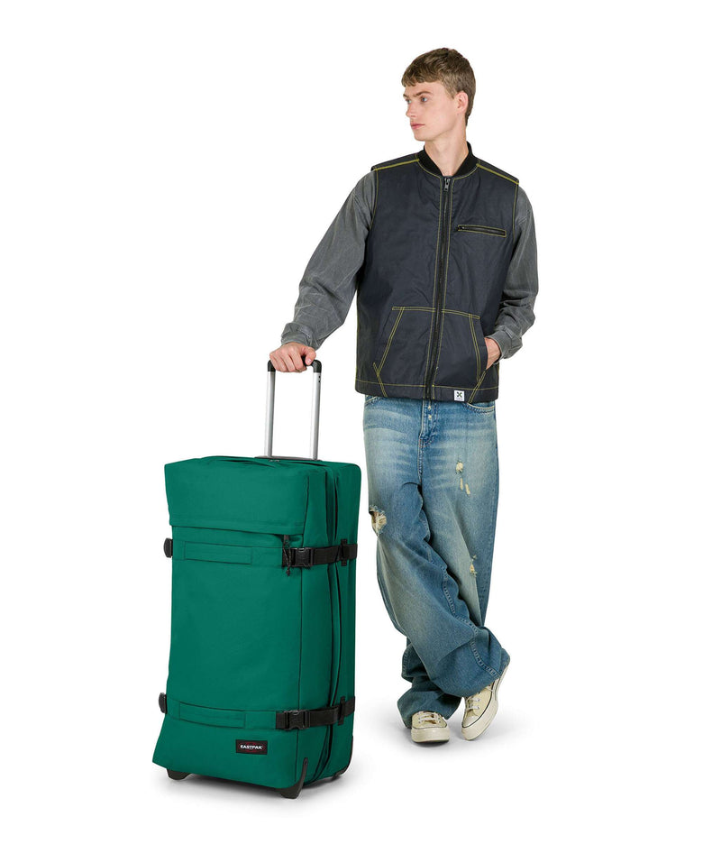 Eastpak Tarp Transit'R L Travel bag with wheels pineneedle green