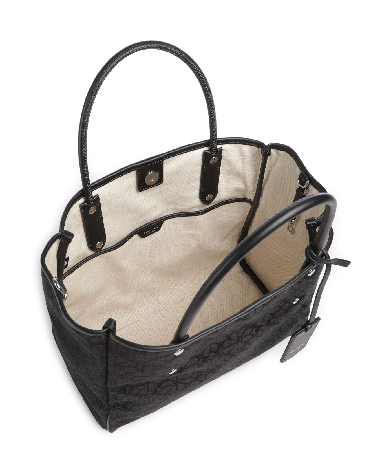 Kate Spade New York Spade Flower Jacquard Handbag black/multicolour