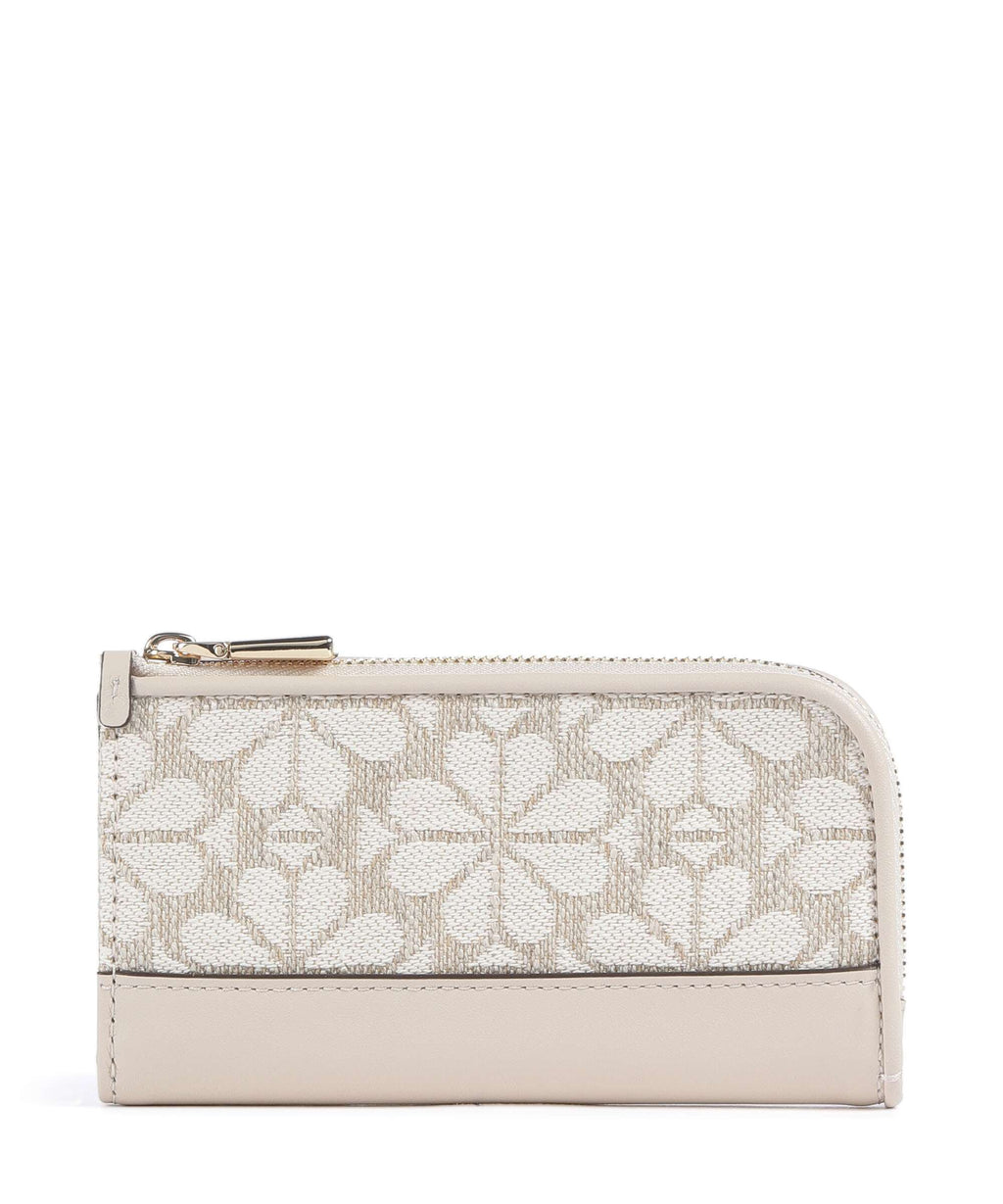 Kate Spade New York Spade Flower Devin Jacquard Credit card holder natural/multicolour