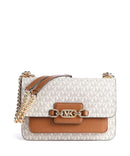 Michael Kors Heather Schoudertas vanilla/acorn