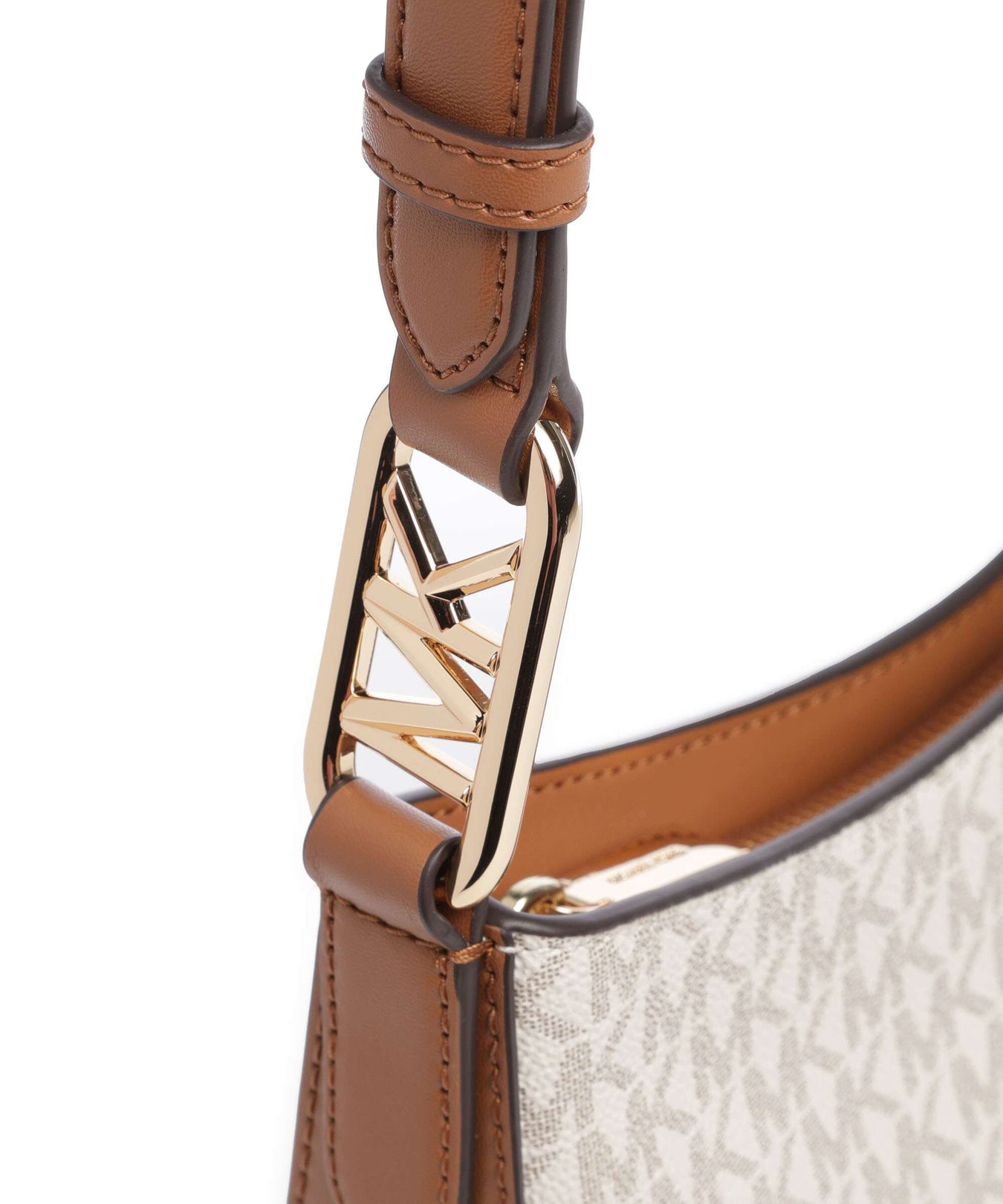 Michael Kors Kensington Hobo bag vanilla/acorn