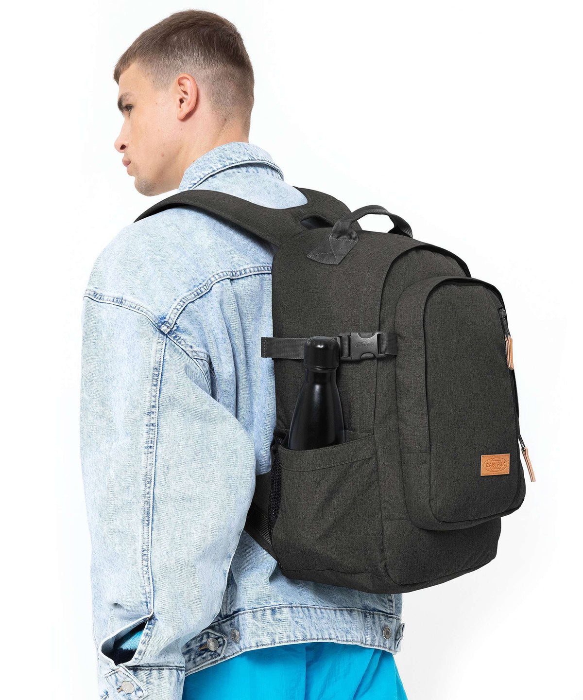 Eastpak Smallker Laptop backpack black denim