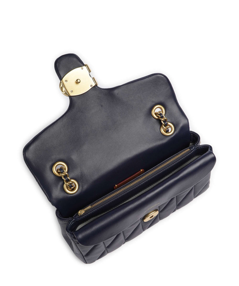 Coach Tabby Quilted 26 Shoulder bag dark navy