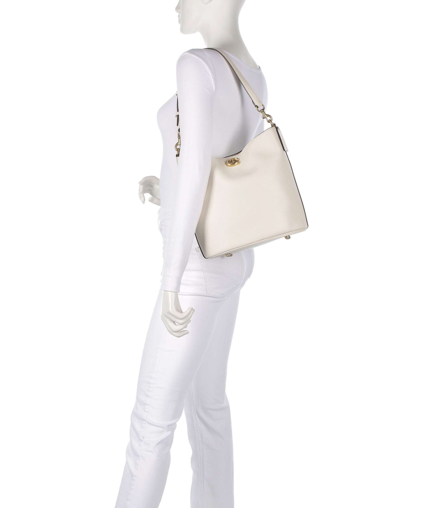 Coach Willow Soft Hobo bag chalk