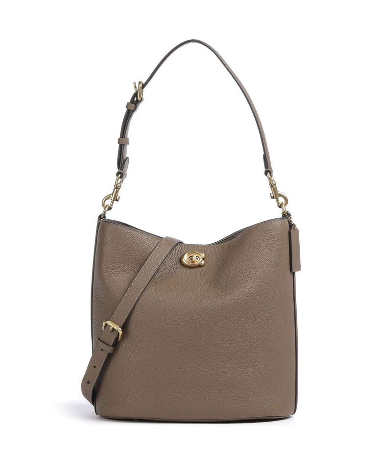 Coach Willow Soft Hobo bag dark stone