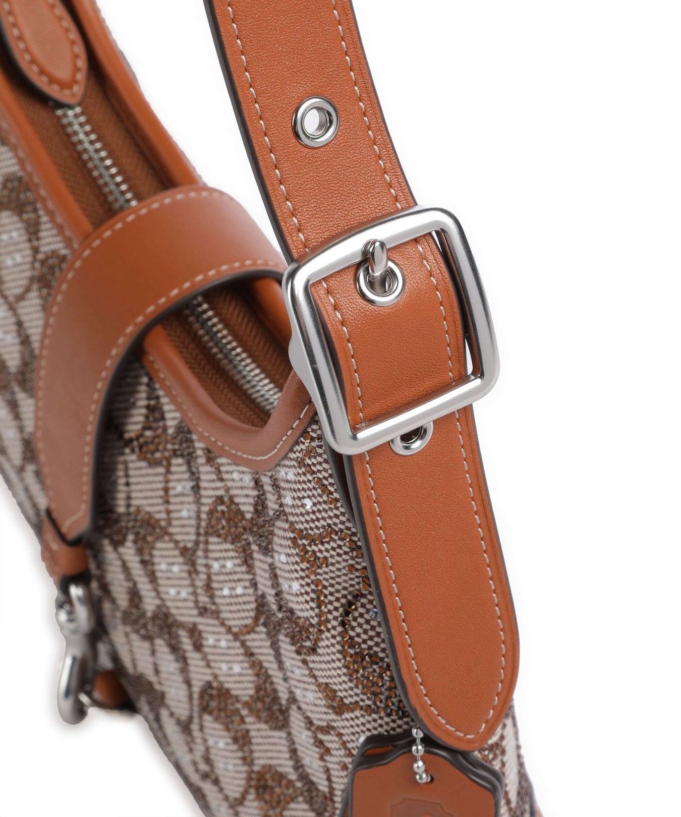 Coach The Coach Originals Hamptons Crystal Signature Shoulder bag burnished amber