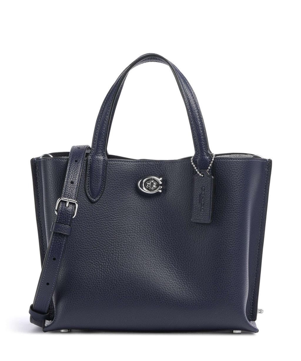 Coach Willow 24 Handbag dark navy