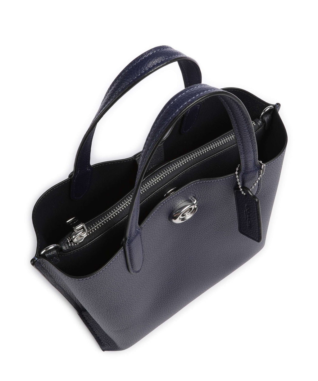 Coach Willow 24 Handbag dark navy