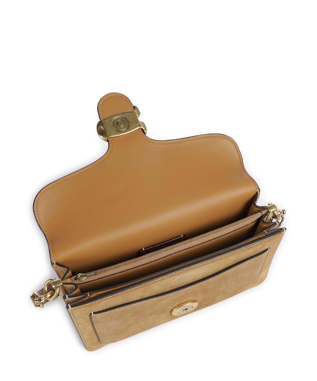 Coach Tabby Suede 26 Shoulder bag sand