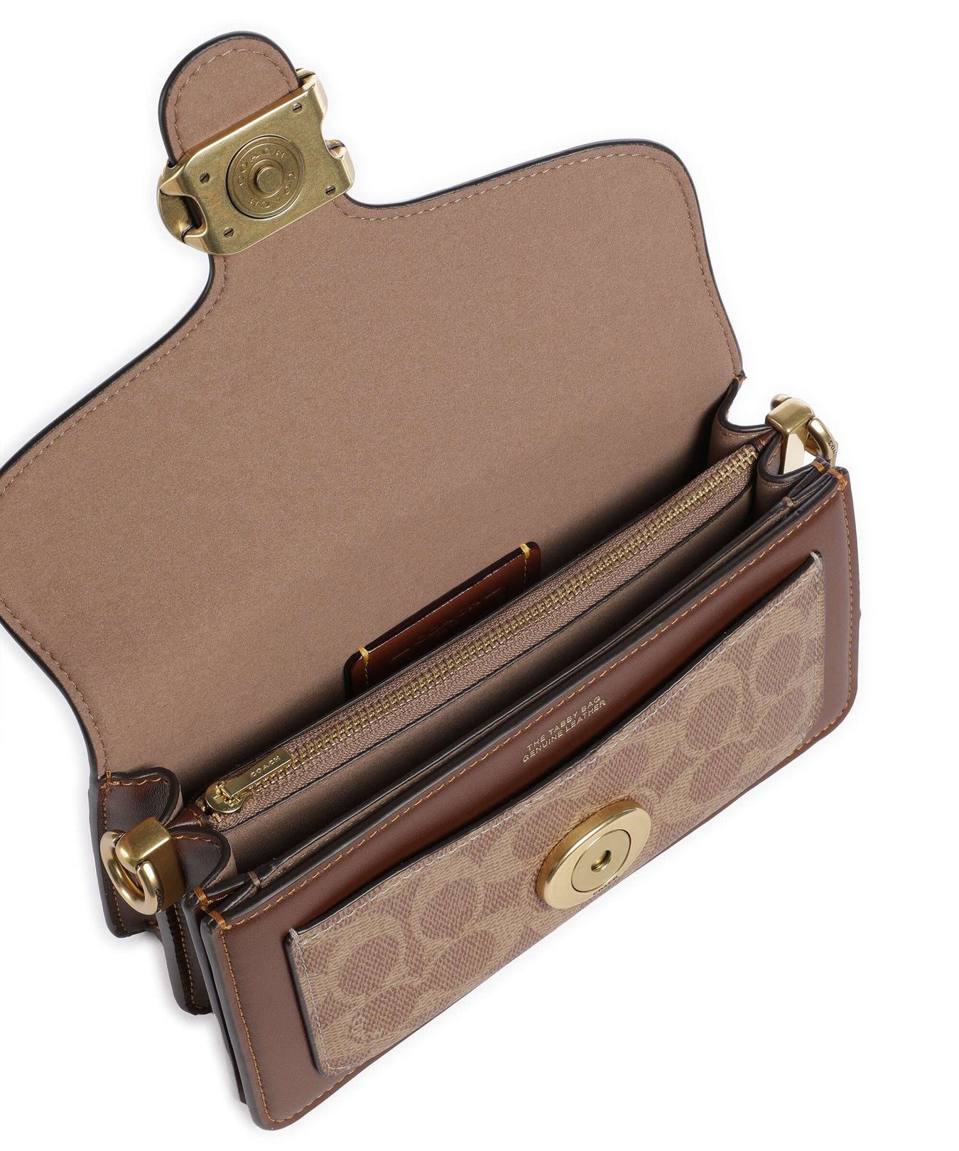 Coach Tabby 20 Shoulder bag tan brown