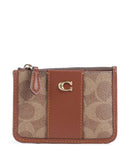 Coach Credit card holder tan caramel