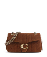 Coach Tabby Quilted Suede 26 Schoudertas warm brown