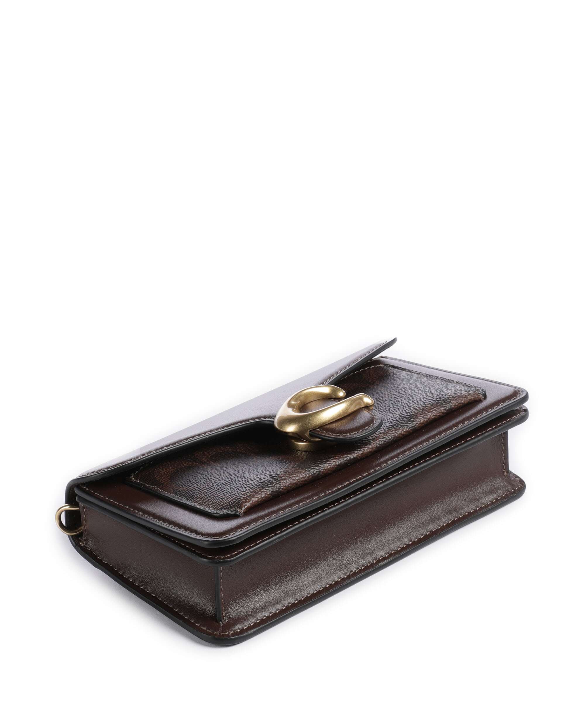 Coach Tabby Signature Chain 19 Crossbody bag maple