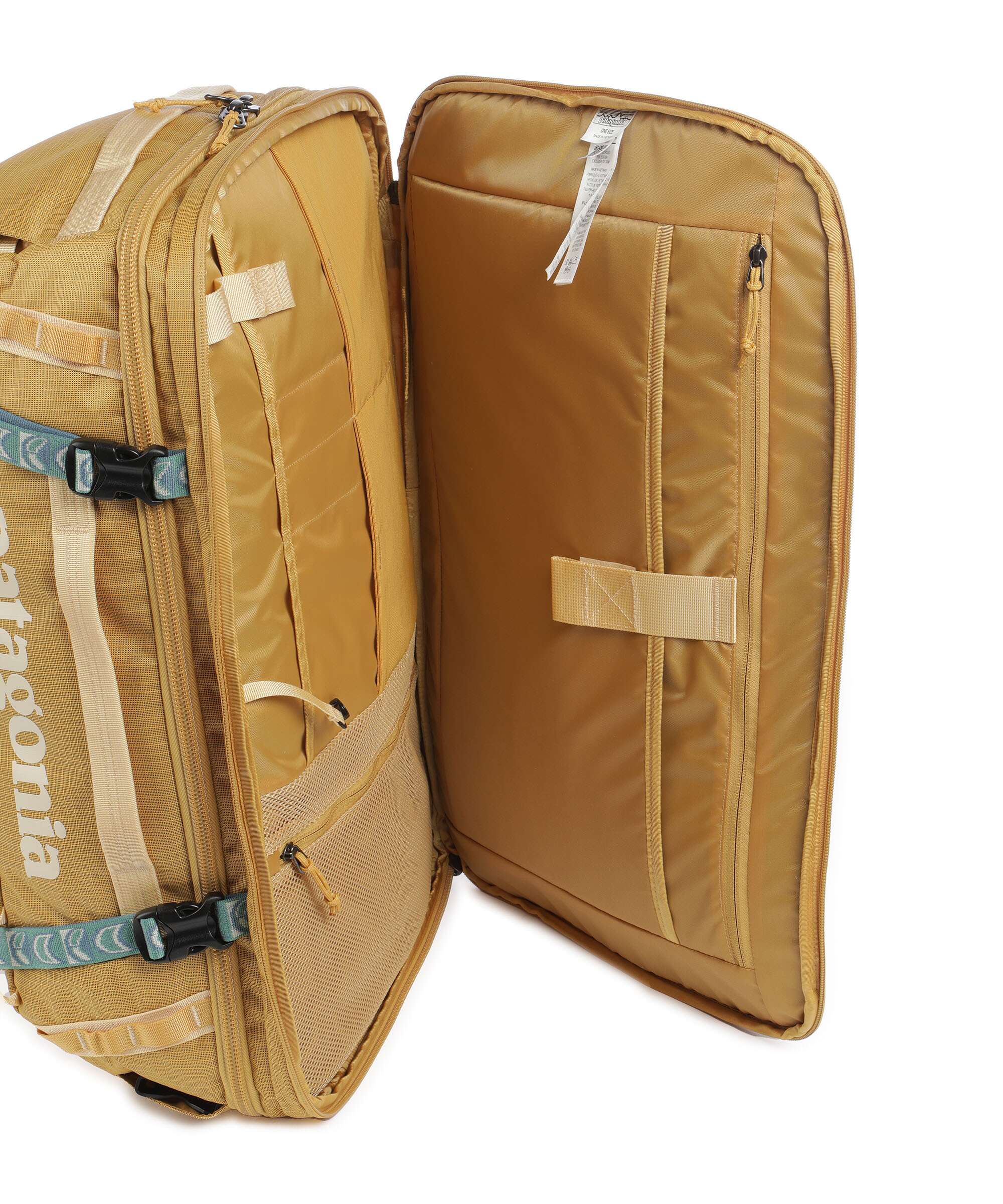 Patagonia Black Hole MLC Travel backpack pufferfish gold