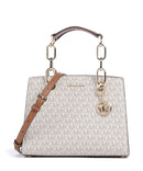 Michael Kors Cynthia Handtas vanilla/acorn