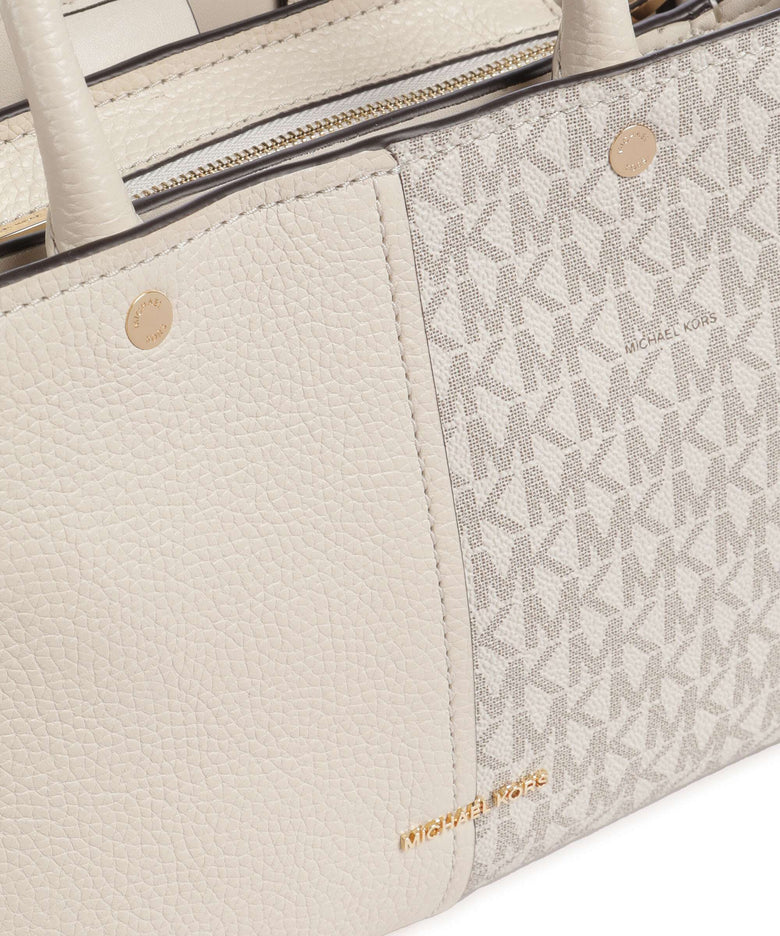 Michael Kors Flora Medium Handbag van/cream