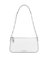 Michael Kors Empire Medium Schoudertas optic white/alluminium