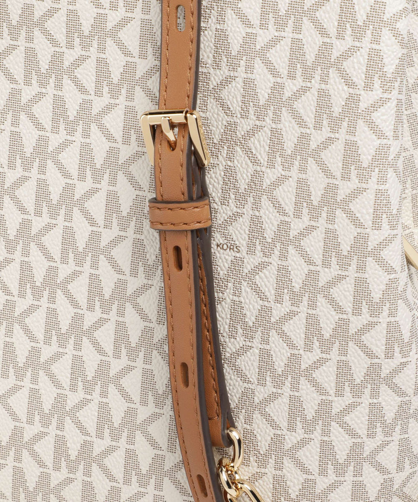 Michael Kors Tribeca Small Backpack vanilla/acorn