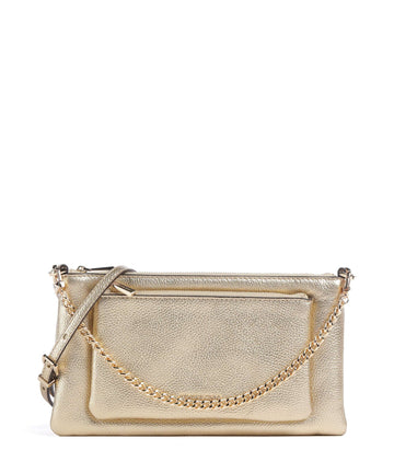 Michael Kors Jet Set Crossbody tas pale gold