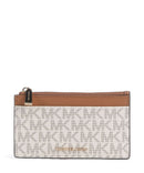 Michael Kors Jet Set Creditcardhouder vanilla/acorn