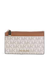 Michael Kors Jet Set Creditcardhouder vanilla/acorn