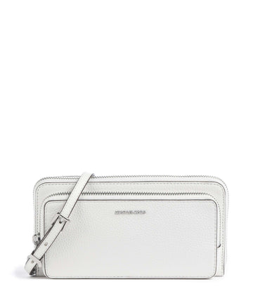 Michael Kors Jet Set Large Continental Crossbody tas optic white