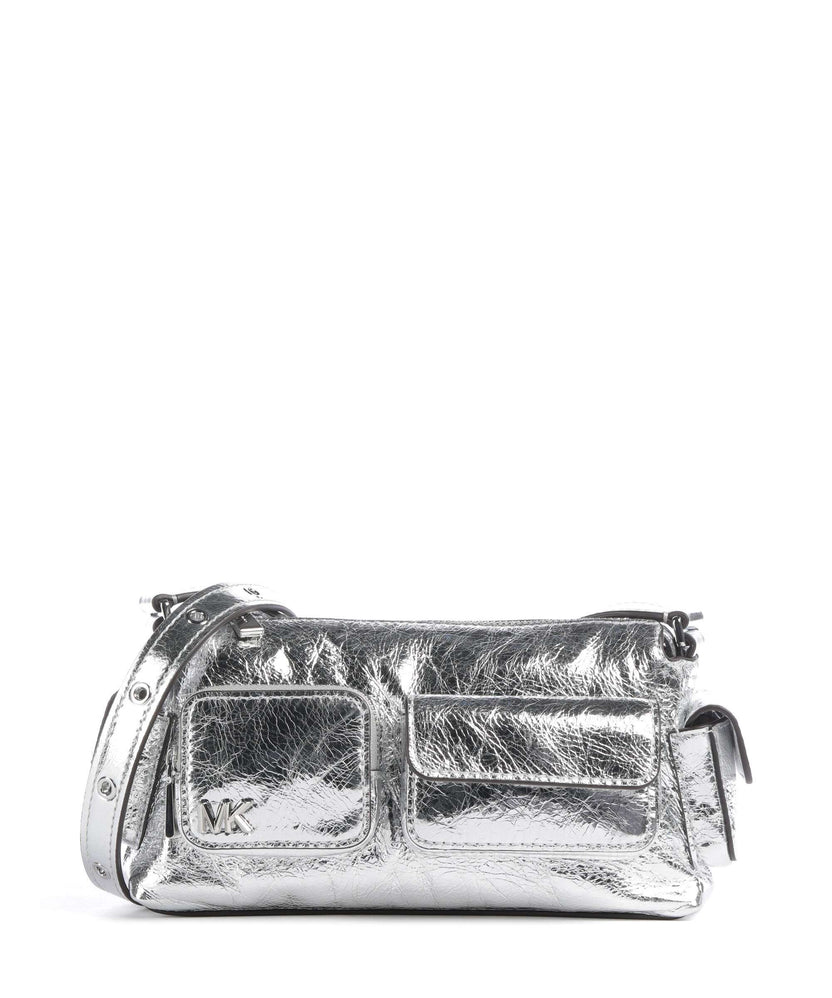 Michael Kors Dakota Small Crossbody bag silver