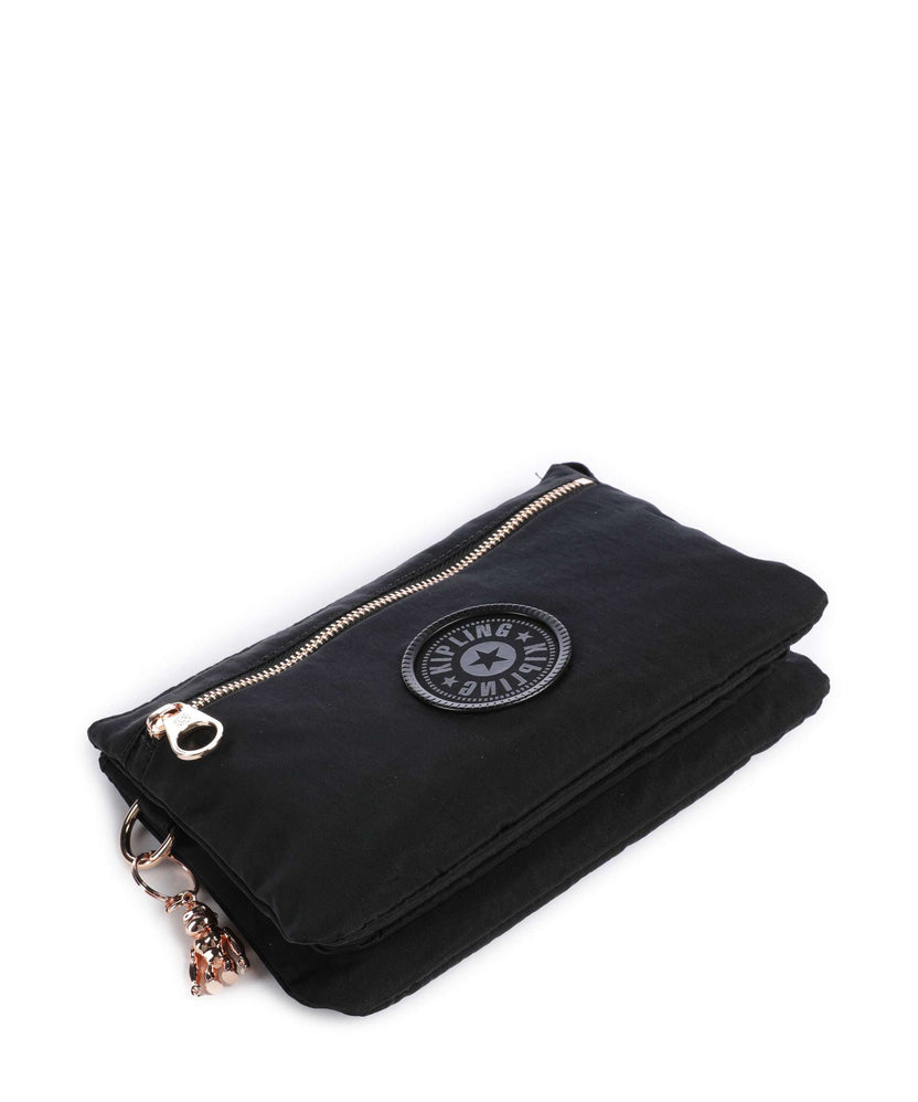 Kipling Charm Riri Zip Crossbody bag black rose spice