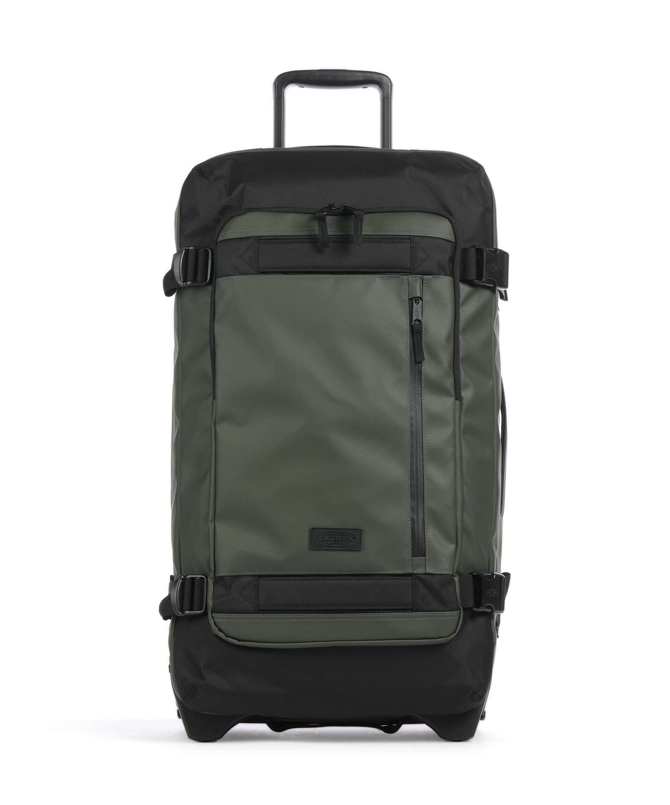 Eastpak Cnnct Tranverz M Travel bag with wheels top khaki
